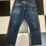 APC New Cure H Tres Etroit Mid Rise Straight Leg Ankle Cropped Jeans Denim sz 30 Blue Photo 0