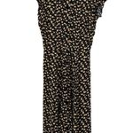 Reformation  yellow black floral cap sleeve midi dress NEW Photo 4