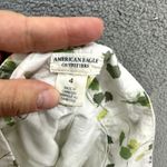 American Eagle Womens Skirt 4 White Green Floral Cottage Indie Y2K Preppy Picnic Photo 5