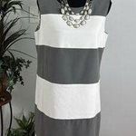 Anne Klein  Shift Dress SM Sleeves Boho Vacation Clueless Preppy Zipper Back Photo 0