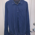 Ted Baker  Blue Button Down Shirt Size 5 Photo 0