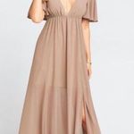 Show Me Your Mumu NWOT SMYM Faye Flutter Maxi Dress in Dune Photo 24