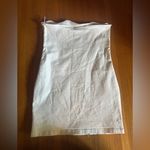 ZARA  White Denim Tube Dress, Size L, NWT Photo 6
