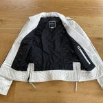 Boda Skins Kay Michaels Napa Leather Jacket in White Size undefined Photo 4