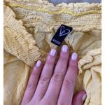 Windsor Yellow Crop Top with Long Sleeves Photo 4