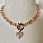 G by Guess  rose gold heart toggle necklace Photo 0