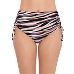 Salt + Cove Shirred Side High Waist Swim Bottoms Black Size XS Photo 2