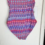 One Piece Womens Swimsuit Ruched Padding Beach Adjustable Straps Size Small Photo 5