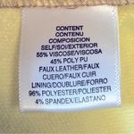 WAYF Brown Faux Leather Straight Leg Pants Size XS Photo 10