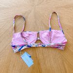 L*Space Bikini‎ Top Womens Large Rose Multi Sundazed Floral Swimwear Boho NWT Pink Photo 4