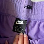 Nike air slim fit all over print athletic shorts Purple black medium high rise Photo 5