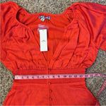 Urban Outfitters  Dress Medium red Rebecca long sleeve scarlet crimson mini NWT Photo 11