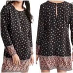 Abercrombie & Fitch  Women's Paisley‎ Long Sleeved Keyhole Dress Size Med Photo 2