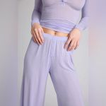 Negative Underwear Whipped Track Pant in Violet, Size Small Photo 1