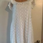 One World NWT  Women’s White Lace Sundress Size Medium Photo 0