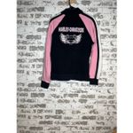 Harley Davidson | women full zip sweatshirt with embroidered logo Pink Size L Photo 4