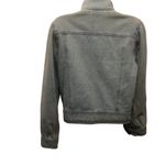Lulus Classically Cool Light Wash Denim Jacket M Puff Sleeve Light Wash Pockets Photo 3