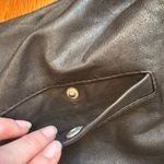 TRF Leather Collection Brown Women's Zipper Biker / Bomber Jacket Size L Photo 3