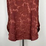 Wilfred Aritzia Silk Blend Rusty Red Sevres Blouse Top Photo 4