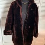 ROSHEKS dubuque Vintage Real Fur Coat Brown Size M Photo 0