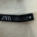 ZARA  Collared Short Dress 4174/802/712 Size Small Cream Bloggers Favorite Photo 2