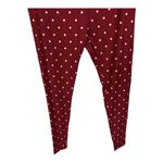 LuLaRoe Maroon Polka Dot Size Tall Curvy Funky Artsy Red Comfort 49er's spirit Photo 2