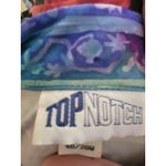 Vintage Top Notch Caftan Tunic Dress Blue Purple Abstract Pattern‎ 48/26W Photo 3