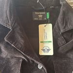 Dockers NWT LONG SLEEVE CORDUROY Jumpsuit Black Photo 8