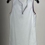 Tory Sport White Sleeveless Tennis Tank Dress with Quarter Photo 0