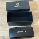 Versace EMPTY Black Sunglass Protective Case AND EMPTY box Photo 7