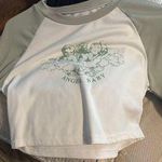 SheIn Long Sleeve Baby Tee  Graphic Photo 0