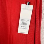 Sol Angeles  Rib Racer Tank Dress Red XL MSRP $114 Minimalist Neiman Marcus Photo 3