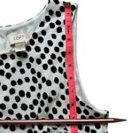 Loft Petites black polka dot dress size PL Midi Fit and Flare Classic Mod Chic Photo 8