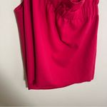 ZARA  One Shoulder Top Bright Pink Ruffle M Photo 9