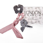 London Charlie 3 Piece Scrunchie Set Pink Photo 0