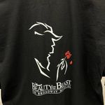 Disney Beauty and the Beast Broadway Black Short Sleeve USA Made T-Shirt Large L Photo 2