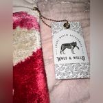 NWT Wolf & Willa Multi Pink Star Clutch Photo 4