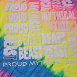 Mythical Shirt Size 2XL Proud Beast 2022 Graphic Print T-Shirt Tie-Dyed T-Shirt Unisex T-Shirt Photo 3