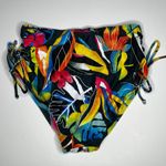 Aqua Eve Bright Floral High Waist Bikini Swimsuit New S Yellow Photo 7