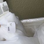 Bath & Body Works  Iridescent White Puffer Tote Bag NWT Photo 4