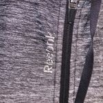 Reebok  grey full zip up hooded athletic Long sleeve top Photo 2