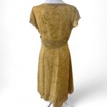 VINTAGE Y2K J. JILL COTTAGE‎ SILK/LINEN MIDI DRESS SIZE US 10. Photo 7