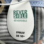 prAna  Makani Swimsuit Bikini Bottom Reversible Low Rise Grey Jiggy Large NWT Photo 3