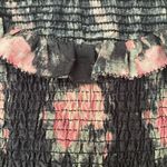 Love Shack Fancy $495 Violet Dress Silk Ruffle Mini Smocked Dolce L Large Floral Photo 11