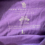 Junk Food Clothing size large Sacramento Kings Space Jam purple T-shirt Photo 2