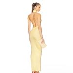 Helsa Aaliyah Maxi Knit Dress in Butter Yellow Photo 3
