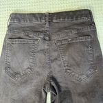 Mother Black Jeans Womens 26 HW Looker Ankle Fray Guilty Party Racer Raw Hem Photo 2