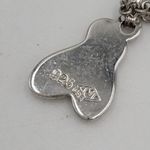 Sterling Silver Sterling Silver Ballet Slipper Flat Shoes Pendant Necklace 16" 925 Silver USA Photo 8