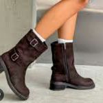 ZARA ๐๏ธ Brown Combat & Moto Boots Photo 2