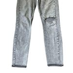AGOLDE  Colette Crop Gray Distressed Jeans Women's Size 25 | 29-6 Photo 2